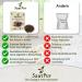 SaatPur ORGANIC Sprouts Assortment | 4 Varieties: Red Energy Mix Radish Red Cabbage Basil Beetroot - International Shipping Available - Buy Online on GoSupps.com