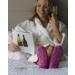 Dr. Scholl's Women's Lavender & Vitamin E Infused Spa Socks - Bottom Grippers - 2 & 3 Pair Packs - Buy Online on GoSupps.com