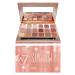 W7 Socialite Pressed Pigment Palette - 18 Pink Nude Colors - Flawless Long-Lasting Glam Makeup