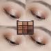 9 Color Chocolate Eyeshadow Palette - Matte & Shimmer Natural Makeup | Long Lasting Waterproof Eye Shadow Palette for All Skin Tones - Buy Online on GoSupps.com