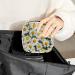 Chamomile Leaf Pattern Sanitary Napkin Storage Bag - Multi-Colored Portable Period Pouch for Women and Girls - Buy Online on GoSupps.com