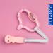 Curaprox Pink Baby Bite Ring with Rattle & Learning Toothbrush BPA-Free Teething Toy for Infants - Buy Online on GoSupps.com