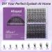 320 PCS Fluffy Lash Clusters - 3D Volume Faux Mink Eyelashes with Invisible Band | 10-16mm Wispy Eyelash Extensions for Easy Application - Buy Online on GoSupps.com