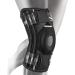 NEENCA Professional Knee Brace for Knee Pain Relief - Medical Knee Support with X-Strap Fixing System for Arthritis, Meniscus Tear, Injury Recovery - Large Black - Buy Online on GoSupps.com