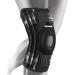 NEENCA Professional Knee Brace for Knee Pain Adjustable Knee Support with Patented X-Strap Fixing System Support and Stability for Joint Pain Relief Arthritis Meniscus Tear ACL PCL Runner Sports Black - Single Medium
