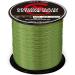Mounchain Braided Fishing Line, 4 or 8 Strands Abrasion Resistant Braided Lines Super Strong 100% PE Sensitive Fishing Line 300M / 500M / 1000M 4 Strands- 10LB - 1094Yds Green