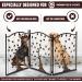 Bundaloo Freestanding Metal Folding Pet Gate - Large Portable Panels for Dog & Cat Security - Foldable Enclosure Gates for Puppies - Indoor & Outdoor Safety for Pets | Tree Of Life - Buy Online on GoSupps.com