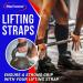 Rip Toned Cotton Lifting Straps with Neoprene Padding - 23 Pair for Men & Women | Ideal for Deadlift, Powerlifting & Strength Training | Black - Buy Online on GoSupps.com