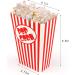 50 Pcs Popcorn Boxes for Party 5.5 Inches Tall Red & White Striped Popcorn Bags Mini Popcorn Buckets & Popcorn Bowl for Movie Theater Home Carnival Decorations (50) - Buy Online on GoSupps.com