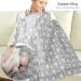 Yoofoss Silent Scarf & Cotton Shut-Up Apron - Multi-Purpose Breastfeeding Cover Privacy Screen & Nut Cover Cloth (100x65 cm Gray) - International Shipping Available - Buy Online on GoSupps.com
