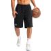 G Gradual Men's Basketball Shorts | Lightweight Quick Dry 11 Long | Zipper Pockets | Athletic Gym Shorts for Men - Black (Medium) - Buy Online on GoSupps.com
