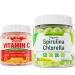 Nextdia Organic Spirulina Chlorella Gummies + Whole Food Vitamin C Gummies