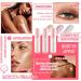 3 Colors Polvo De Hadas Waterproof Long Lasting Highlight Body Glitter Patting Powder Highlighter Makeup Sparkling Glitter Powder for Face Eyes Body and Collarbone - Buy Online on GoSupps.com