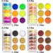 Prreal 24 Color Pigment Nail Powder Colorful Iridescent Glitter Ultrafine Luminous Pearlescent High-Gloss Halo Powder Nails Pigments Dust 3D DIY Nail Art Decoration(Color C ) - Buy Online on GoSupps.com
