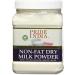 Pride Of India - Nonfat Dry Milk Powder - Protein & Calcium Rich - 1.25 lbs (20oz) Jar Nonfat Dry Milk Powder - 20oz Jar 1.25 Pound (Pack of 1)