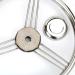 Amarine-made 13.5 9 Spoke Stainless Boat Steering Wheel - 10 Degree | 9500S380 - Buy Online on GoSupps.com