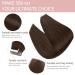 High-Quality Real Hair Tape-In Extensions - 20 Pieces 30g 45cm - Medium Brown #04 - Buy Online on GoSupps.com