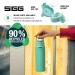 SIGG Stainless Steel Drinking Bottle 0.75L - Shield One | Carbonated Drink Safe Leak-Proof BPA-Free Lightweight - Glacier Color - Buy Online on GoSupps.com