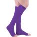 Doc Miller Open Toe Compression Socks - 20-30mmHg Support - Violet - X-Large - Buy Online on GoSupps.com