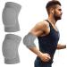 Sibba Compression Elbow Pads - Arm Brace Support for Men, Women & Kids | Volleyball, Basketball | Breathable Elbow Wraps - Grey - Buy Online on GoSupps.com
