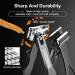 EBEWANLI Nail Clipper Set 360 Degree Rotary Fingernail and 17mm Wide Jaw Opening Straight Toenail Clippers Cutters for Thick Nails Toe Nail Clippers for Men Seniors Women Rotating+Straight - Buy Online on GoSupps.com