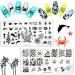 Ocean Nail Art Stamps Set - 6 Animal Templates for Stunning Nail Designs | Premium Nail Art Tools - Buy Online on GoSupps.com