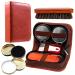 Wilbeva Leather Shoe Polish Kit for Men&Women Leather Shoe Shine Cleaner with Horsehair Bristle Dauber 7 in 1 Boot Shoe Care and Cleaning Set with Shoe Polish