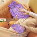 Naanle Purple Paisley Hot Water Bottle 1L Transparent Cover for Pain Relief & Therapy | Hand & Foot Warmer - Buy Online on GoSupps.com