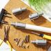 6 Pcs Threaded Tip Replacement Kit for Extension Poles - Metal Threaded Tips for 1 Inch Wood/Metal Poles - Buy Online on GoSupps.com