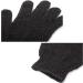 10 Pairs Premium Black Exfoliating Gloves for Shower & Bath - Double Sided Scrub Wash Mitt for Spa Dead Skin Removal - Unisex Luxury Exfoliation Accessories - Buy Online on GoSupps.com