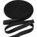 Wide Elastic Ribbon Band Fold Over Elastic Stretch Foldover Elastics Trim Sewing Ribbon for Hair Ties Headbands Hair Bows DIY Craft (Black  5/8 Inch x 25 Yard) Black 5/8 Inch x 25 Yard