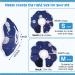 Adjustable Soft Cat Cone Collar | Starry Sky Blue | Postoperative Recovery and Waterproof Protection | Comfortable for Cats, Kittens, Dogs, Rabbits | Small Size - Buy Online on GoSupps.com