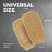 Natural Jute Shower & Bath Gloves for Exfoliation | GUARD&MARINE Set of 2 Mitts for Body Cleansing International Shipping Available - Buy Online on GoSupps.com