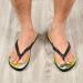 Shop Mnsruu Yellow Lemon Leaves Flip Flops - Perfect for Home Hotel Spa & Travel | Men & Women - Buy Online on GoSupps.com