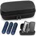 4YOUEASIER Insulin Cooler Travel Case Diabetic Insulated Organizer Portable Cooling Bag for Insulin Pen and Medication Diabetic Supplies with 3 TSA Approved Ice Pack (Black)