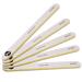 New* JND Professional Salon Grade Double Sided Emery Board Nail Files Buffer Polisher Natural Manicure Pedicure Acrylic Gel Nails (5Pack) (80/80) 80/80 5.0