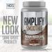 NDS Amplify Smoothie Whey Protein Powder Shake - Build Lean Muscle & Strength, Boost Energy, Lose Fat - Double Chocolate (30 Servings) - Buy Online on GoSupps.com