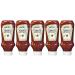 Heinz Tomato Ketchup Upside Down Dosing Bottle - Pack of 5 (605 ml Each) | International Shipping Available - Buy Online on GoSupps.com