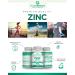 PurePremium Zinc 50mg Supplement - Antioxidant Formula with Zinc Oxide/Citrate - Non-GMO Immune Support for Men & Women - 100 Tablets - Buy Online on GoSupps.com