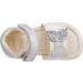 Geox Baby Girl's White Silver Sandal Alul D - Size 5 UK - Buy Online on GoSupps.com