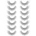 ALICROWN Wispy Fluffy Natural Look False Eyelashes - 7 Pairs Faux Mink Short 3/4 Lashes for Volume Cat Eye - Clear Band Strip Fake Eyelashes - Buy Online on GoSupps.com