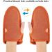 PHOGARY 2 PCS Exfoliating Gloves for Bath Shower - Orange | Body Scrub Mitts for Exfoliating Arms, Legs, and Face - Dead Skin Peeling Accessory - Buy Online on GoSupps.com