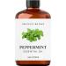 Brooklyn Botany 100% Pure Peppermint Essential Oil - 4 Fl Oz Therapeutic Grade with Dropper for Aromatherapy and Diffuser - Buy Online on GoSupps.com