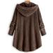 Buy Hanxiulin Women's Plush Jacket - Cozy Warm Fleece Winter Zipper Jacket in Coffee - Plus Size 5XL Fashion - Buy Online on GoSupps.com