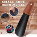 ZOMAKE Metal Shoe Horn with Leather Handle | Compact Travel ShoeHorn for Kids, Men, Women - Buy Online on GoSupps.com