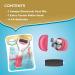 Amope Pedi Perfect Spa Experience Pampering Pack with Electronic Foot File, Macadamia Oil Foot Masks, and Refills - 2 Count - Buy Online on GoSupps.com