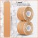 Care Science Waterproof Kinesiology Tape  Precut Water Resistant Strips  Elastic Athletic Tape for Sports & Weightlifting  Supports Muscles & Joints  Muscle Strain Relief  Tan  2 Rolls  40 Count - Buy Online on GoSupps.com
