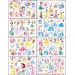 240 Pcs Princess Temporary Tattoos for Girls - Waterproof Cartoon Theme Party Decoration - Kids Birthday Party Temporary Tattoo Toys - Buy Online on GoSupps.com