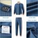 Dioxoib Men Track Suit Set | Long Sleeve Full-Zip Sweatsuit | Active Jacket & Pants | 2 Piece Outfit - Medium - Buy Online on GoSupps.com