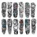 DaLin Temporary Tattoo Sleeve 12 Sheets Extra Large Full Arm Fake Tattoos for Women Men (Collection 3)